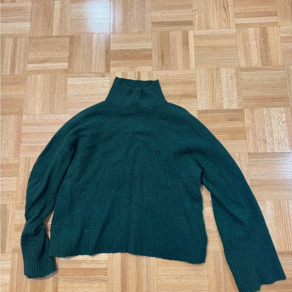 Tularosa Forest Green Turtleneck Sweater